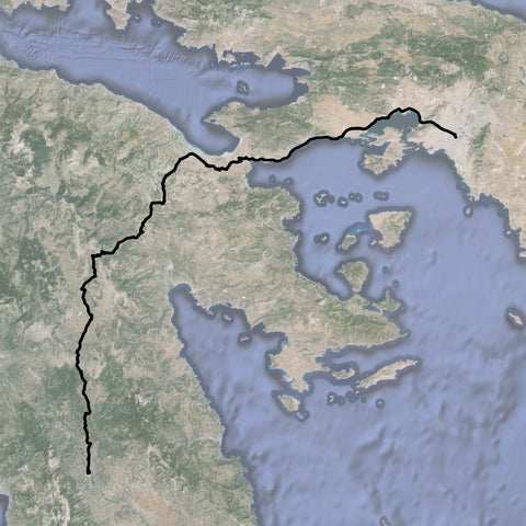 Spartathlon Map